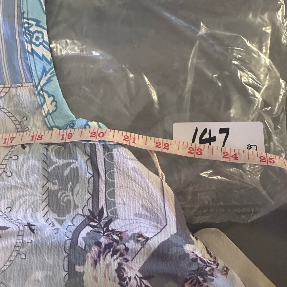 Floral Patchwork Button Down Shirt NWT - image 7